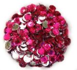 12 Cut Round Flatback Two Holes Sew-On Rhinestone Crystals Acrylic Beads,Kundan Stone with Hole for Sewing Modal Jewellery Making Embroidery and Craft Work  8mm (980Pc) - Image 14