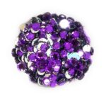 12 Cut Round Flatback Two Holes Sew-On Rhinestone Crystals Acrylic Beads,Kundan Stone with Hole for Sewing Modal Jewellery Making Embroidery and Craft Work  8mm (980Pc) - Image 3