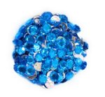 12 Cut Round Flatback Two Holes Sew-On Rhinestone Crystals Acrylic Beads,Kundan Stone with Hole for Sewing Modal Jewellery Making Embroidery and Craft Work  8mm (980Pc) - Image 4