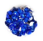 12 Cut Round Flatback Two Holes Sew-On Rhinestone Crystals Acrylic Beads,Kundan Stone with Hole for Sewing Modal Jewellery Making Embroidery and Craft Work  10mm (490Pc) - Image 7