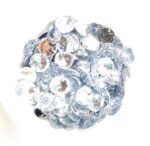 12 Cut Round Flatback Two Holes Sew-On Rhinestone Crystals Acrylic Beads,Kundan Stone with Hole for Sewing Modal Jewellery Making Embroidery and Craft Work  10mm (490Pc) - Image 5