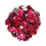 12 Cut Round Flatback Two Holes Sew-On Rhinestone Crystals Acrylic Beads,Kundan Stone with Hole for Sewing Modal Jewellery Making Embroidery and Craft Work  10mm (490Pc) - Image 3