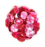 12 Cut Round Flatback Two Holes Sew-On Rhinestone Crystals Acrylic Beads,Kundan Stone with Hole for Sewing Modal Jewellery Making Embroidery and Craft Work  12mm (480Pc) - Image 7