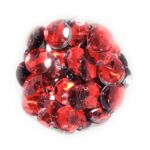 12 Cut Round Flatback Two Holes Sew-On Rhinestone Crystals Acrylic Beads,Kundan Stone with Hole for Sewing Modal Jewellery Making Embroidery and Craft Work  12mm (480Pc) - Image 6