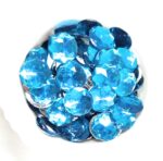 12 Cut Round Flatback Two Holes Sew-On Rhinestone Crystals Acrylic Beads,Kundan Stone with Hole for Sewing Modal Jewellery Making Embroidery and Craft Work  12mm (480Pc) - Image 4