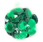 12 Cut Round Flatback Two Holes Sew-On Rhinestone Crystals Acrylic Beads,Kundan Stone with Hole for Sewing Modal Jewellery Making Embroidery and Craft Work  14mm (210Pc) - Image 9