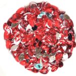 Drop Flatback Two Holes Sew-On Rhinestone Crystals Acrylic Beads,Kundan Stone with Hole for Sewing Modal Jewellery Making Embroidery and Craft Work ( DROP/9X16/960PC) - Image 3