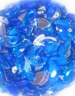 Drop Flatback Two Holes Sew-On Rhinestone Crystals Acrylic Beads,Kundan Stone with Hole for Sewing Modal Jewellery Making Embroidery and Craft Work ( DROP/13X18/470PC) - Image 3