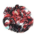 Drop Flatback Two Holes Sew-On Rhinestone Crystals Acrylic Beads,Kundan Stone with Hole for Sewing Modal Jewellery Making Embroidery and Craft Work ( DROP/260Pc) - Image 4