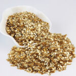 Dazzling High-Luster Gold Cup Sequins – Faceted 3mm Round Paillettes for Dancewear, Costumes, and Festive Decor