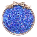 Premium Glass Cutdana Tube Beads for Aari & Maggam Work - Multi shade - Image 6