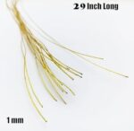 1 mm Golden and Silver Flexible Wire for Flower Making, Jewelry Making, DIY Crafts - Image 2