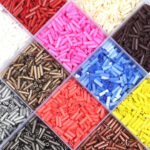 Premium Opaque Glass Cutdana Tube Beads for Aari & Maggam Work - Image 4
