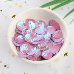Iridescent Scallop Shell Sequins – Mermaid Style Multi-Color Loose Paillettes for DIY Crafts, Sewing, and Jewelry Making - Image 8
