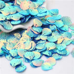 Iridescent Scallop Shell Sequins – Mermaid Style Multi-Color Loose Paillettes for DIY Crafts, Sewing, and Jewelry Making - Image 3