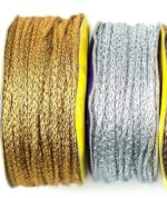 DORI LACE (20MTR) ZARI DORI Material for HANGINGS, LATKAN, Dupatta, Bridal Dresses, Saree, Lehangas, Palazzo, Anarkali Suits, Blouses.