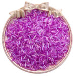 Premium Glass Cutdana Tube Beads for Aari & Maggam Work - Multi shade - Image 14