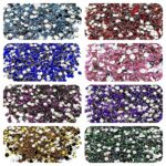 14-Cut Faceted Round Flat-Back Rhinestone