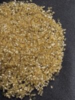 Lecraft Royal Premium Golden Cutdana – Faceted Glass Cut Beads (Karthana) for Aari ; Zardosi Embroidery(11/0) - Image 3