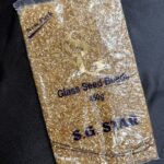 Lecraft Royal Premium Golden Cutdana – Faceted Glass Cut Beads (Karthana) for Aari ; Zardosi Embroidery(11/0)