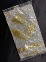 Lecraft Royal Premium Silver Cutdana – High-Sparkle Glass Cut Beads (Karthana) for Professional Embroidery(11/0)