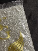 Lecraft Royal Premium Silver Cutdana – High-Sparkle Glass Cut Beads (Karthana) for Professional Embroidery(11/0) - Image 4