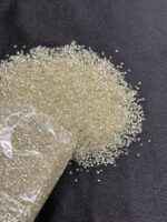 Lecraft Royal Premium light Golden Cutdana – Faceted Glass Cut Beads (Karthana) for Aari ; Zardosi Embroidery(14/0) - Image 2