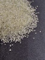 Lecraft Royal Premium light Golden Cutdana – Faceted Glass Cut Beads (Karthana) for Aari ; Zardosi Embroidery(14/0) - Image 3