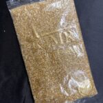 Lecraft Royal Premium Golden Cutdana – Faceted Glass Cut Beads (Karthana) for Aari ; Zardosi Embroidery(Size-14/0)