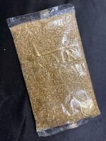 Lecraft Royal Premium Golden Cutdana – Faceted Glass Cut Beads (Karthana) for Aari ; Zardosi Embroidery(Size-14/0)