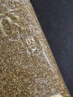 Lecraft Royal Premium Golden Cutdana – Faceted Glass Cut Beads (Karthana) for Aari ; Zardosi Embroidery(Size-14/0) - Image 4