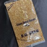 Lecraft Royal Premium Golden Cutdana – Faceted Glass Cut Beads (Karthana) for Aari ; Zardosi Embroidery(Size-14/0)