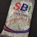 LeCraft Royal Premium Silver Glass Tube Beads(25mm)