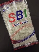 LeCraft Royal Premium Silver Glass Tube Beads(18mm)