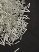 LeCraft Royal Premium Silver Glass Tube Beads(18mm) - Image 3