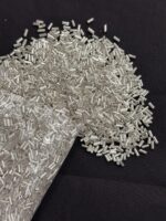 LeCraft Royal Premium Silver Glass Tube Beads(6mm) - Image 2