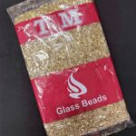 LeCraft Royal Premium Gold Cut Dana / Tube Beads for Aariwork(6mm)