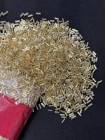 LeCraft Royal Premium Gold Cut Dana / Tube Beads for Aariwork(6mm) - Image 2