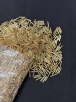 LeCraft Royal Premium Gold Cut Dana / Tube Beads for Aariwork(18mm) - Image 2