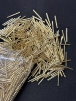 LeCraft Royal Premium Gold Cut Dana / Nalki Beads for Aariwork(25mm) - Image 2