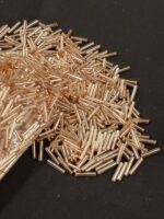 LeCraft Royal Premium Rose Gold Cut Dana / Nalki Beads for Aariwork(18mm) - Image 2