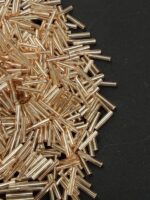 LeCraft Royal Premium Rose Gold Cut Dana / Nalki Beads for Aariwork(18mm) - Image 3