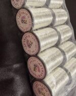Dayalji 750 Metallic Zari Embroidery Thread - Silver - Image 3