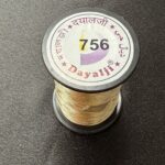 Dayalji 756 Gold Metallic Zari Embroidery Thread