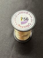 Dayalji 756 Gold Metallic Zari Embroidery Thread