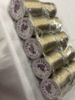 Dayalji 309-C Deep Olive/Antique Gold Metallic Zari Thread - Image 3