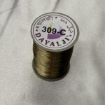 Dayalji 309-C Deep Olive/Antique Gold Metallic Zari Thread