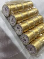 Dayalji 704 Deep Gold Metallic Zari Thread - Image 3