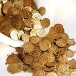 Traditional Gold Lakshmi Coin Pendants for Jewelry and Aari Work(14mm)