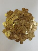 Traditional Gold Lakshmi Coin Pendants for Jewelry and Aari Work(10mm) - Image 2